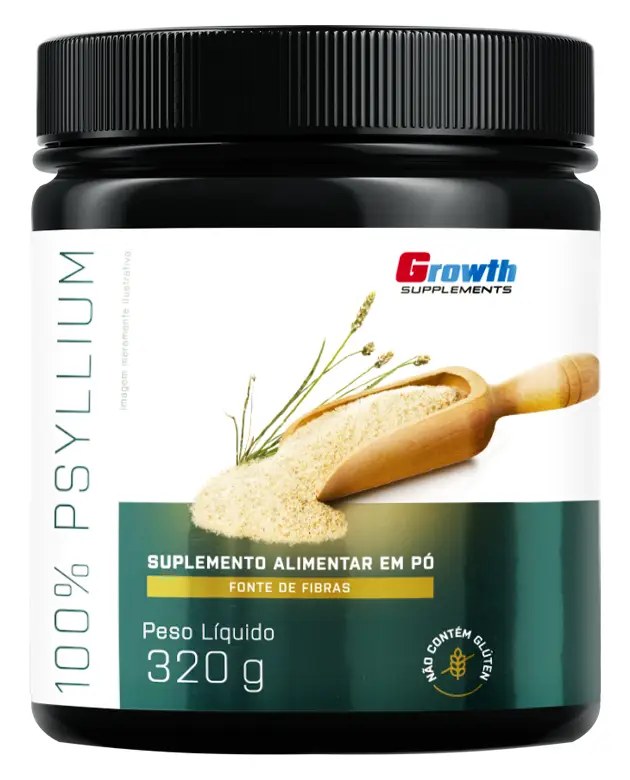 100% Psyllium 320g — foto do produto em fundo branco