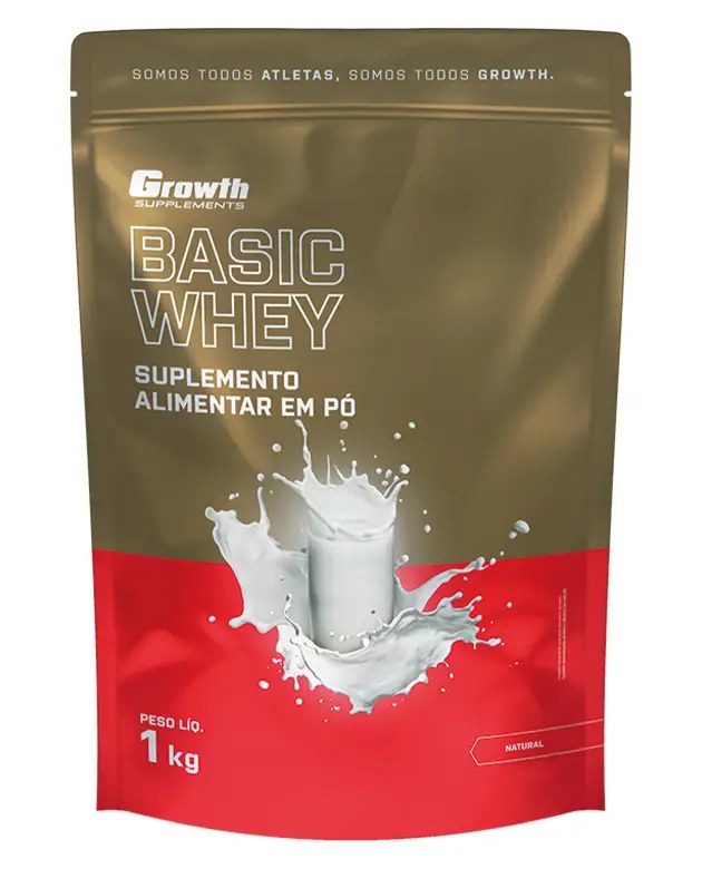 Basic Whey Protein 1Kg — foto do produto em fundo branco