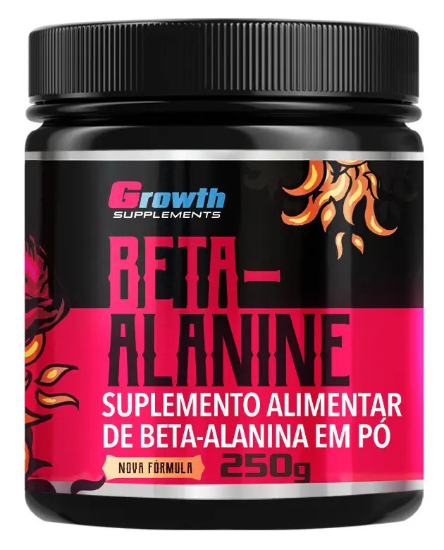 Beta-Alanina Em Pó 250g — foto do produto em fundo branco