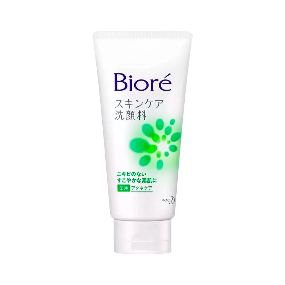 Biore Sabonete Liquido Facial Wash Acne Care 130gr — foto do produto em fundo branco
