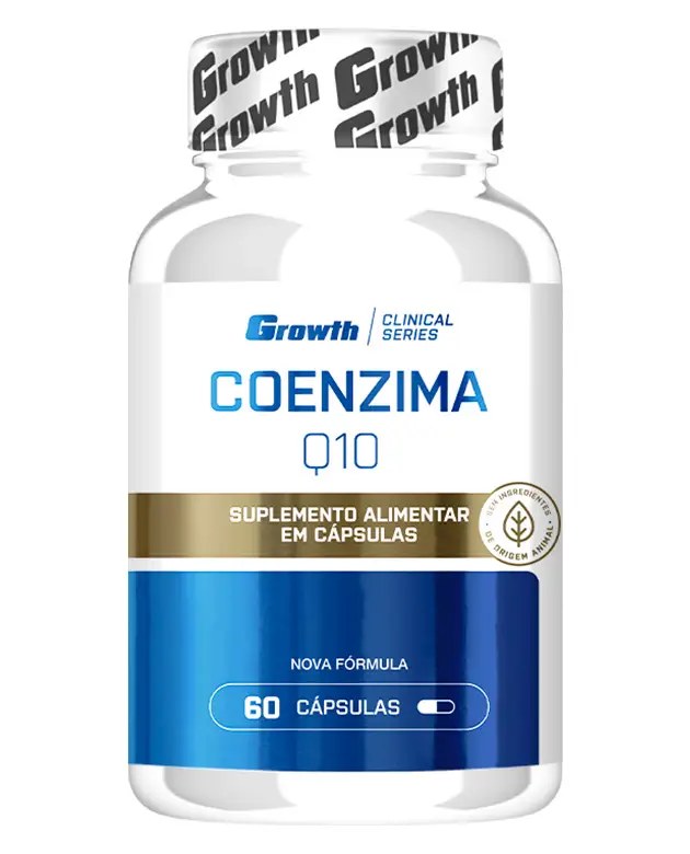 Coenzima Q10 100mg 60 caps — foto do produto em fundo branco