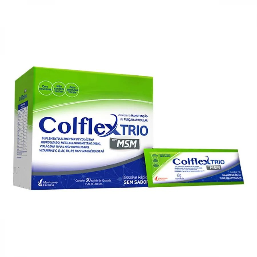 Colágeno Colflex Trio 30 Sachês — foto do produto em fundo branco