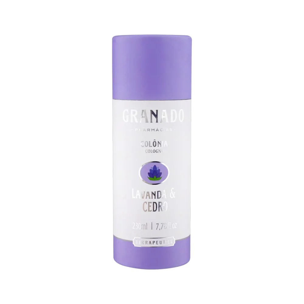 Colonia Granado Lavanda E Cedro 230ml — foto do produto em fundo branco