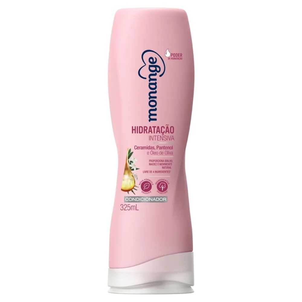 Condicionador Monange Hidratação Intensiva 325ml — foto do produto em fundo branco