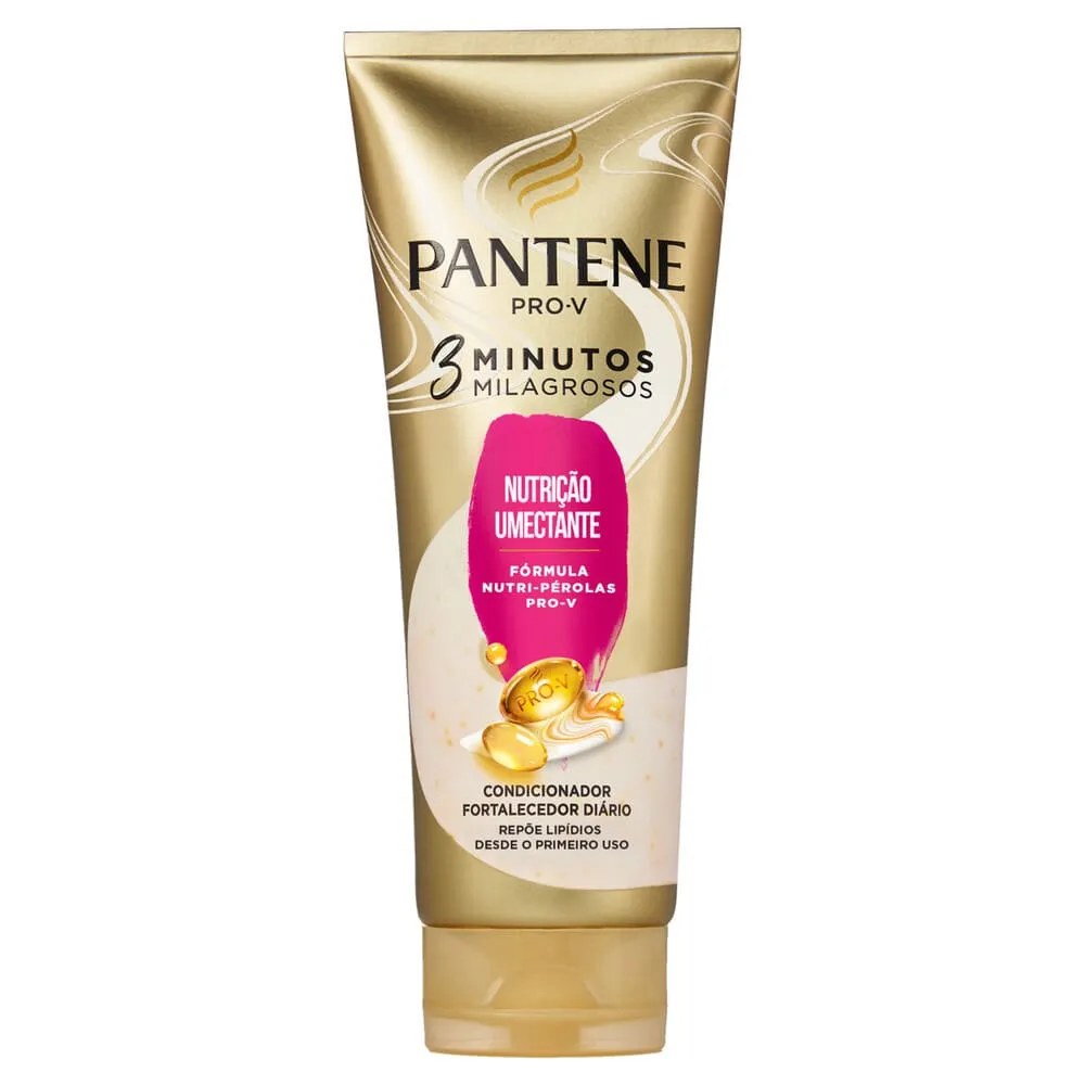 Condicionador Pantene 3 Minutos Milagrosos 170ml Nutricao Umectante. — foto do produto em fundo branco