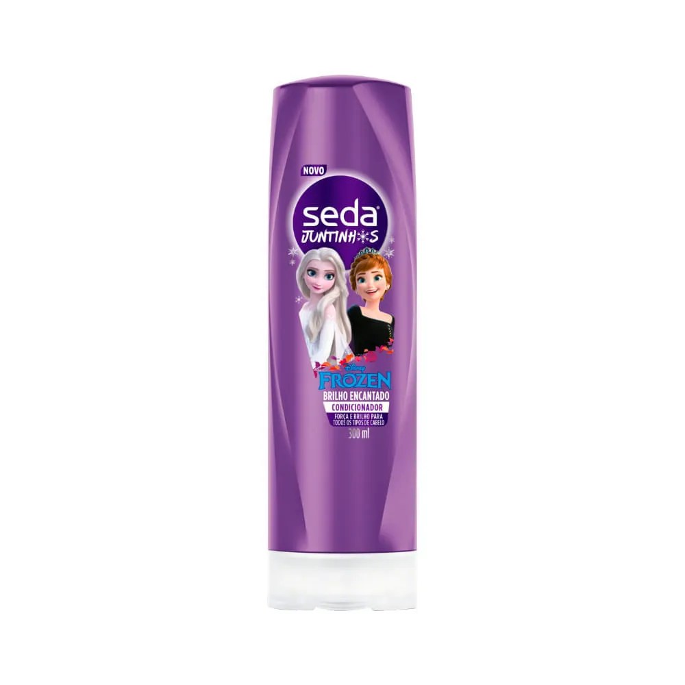 Condicionador Seda Juntinhos 300ml Frozen Brilho Encantado — foto do produto em fundo branco