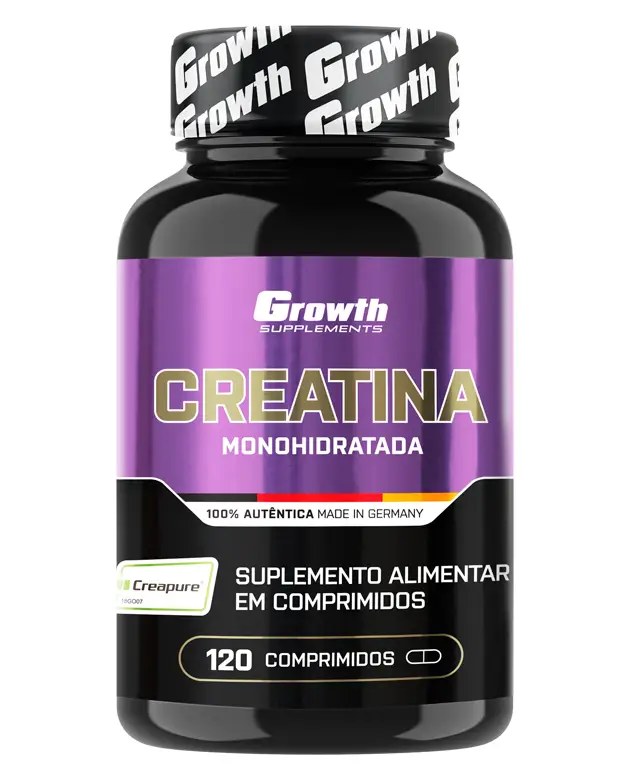 Creatina Creapure® 120 Comprimidos — foto do produto em fundo branco