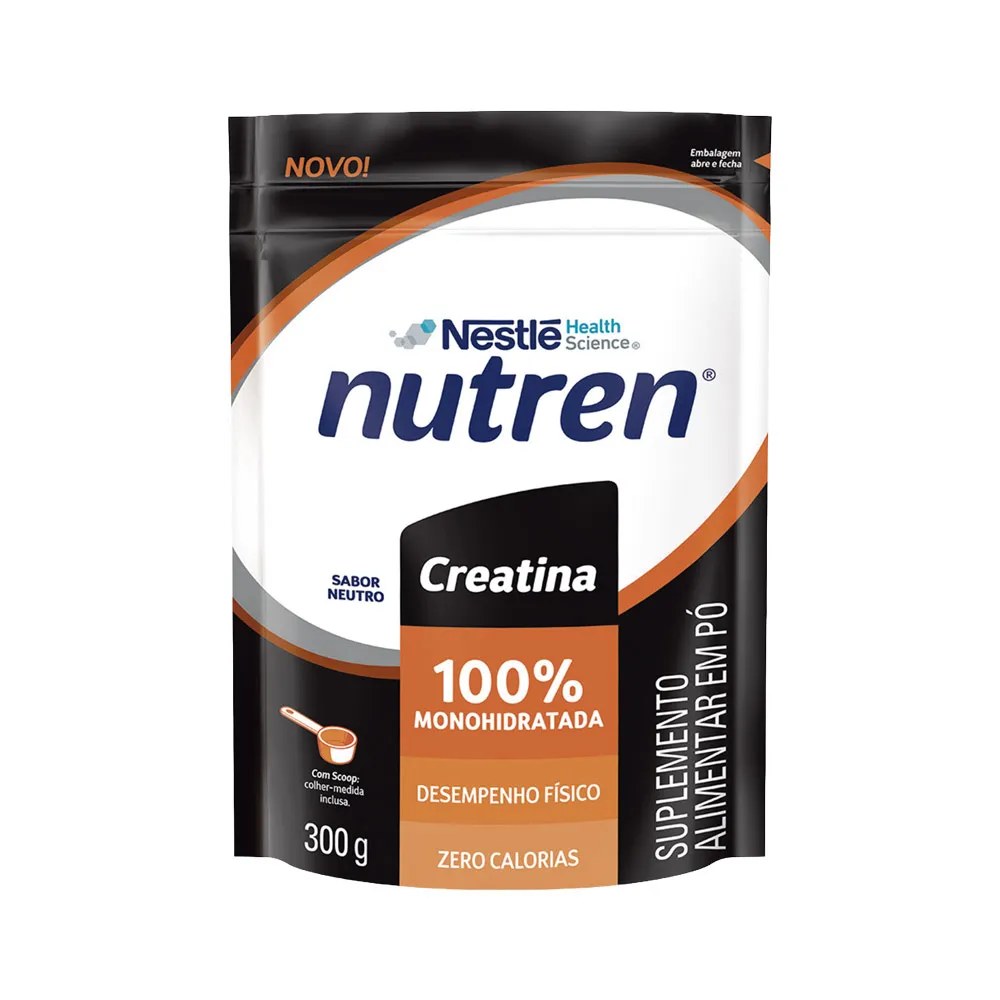 Creatina Nutren 100% Monohidratada 300g — foto do produto em fundo branco