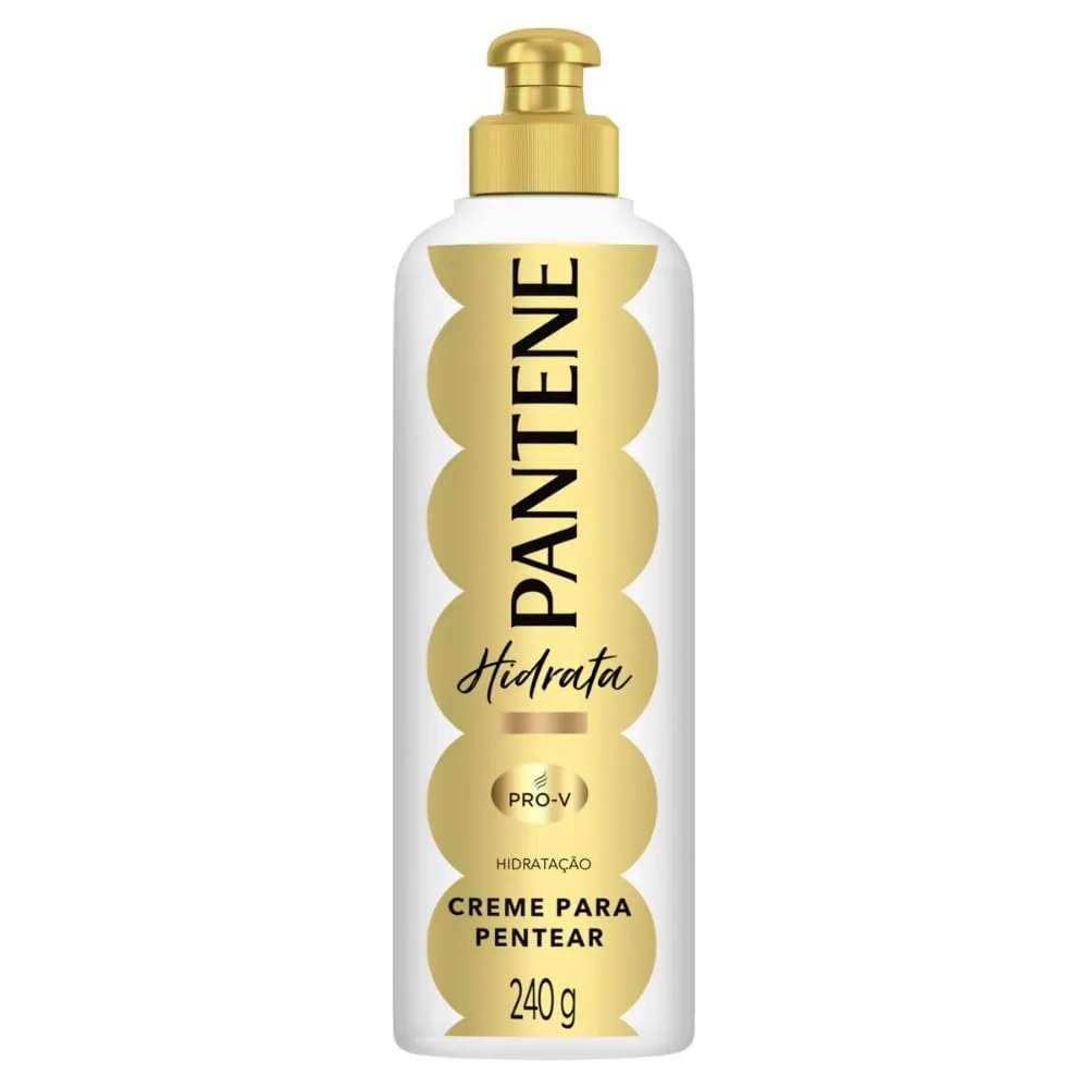 Creme Para Pentear Pantene Hidratada 240g — foto do produto em fundo branco
