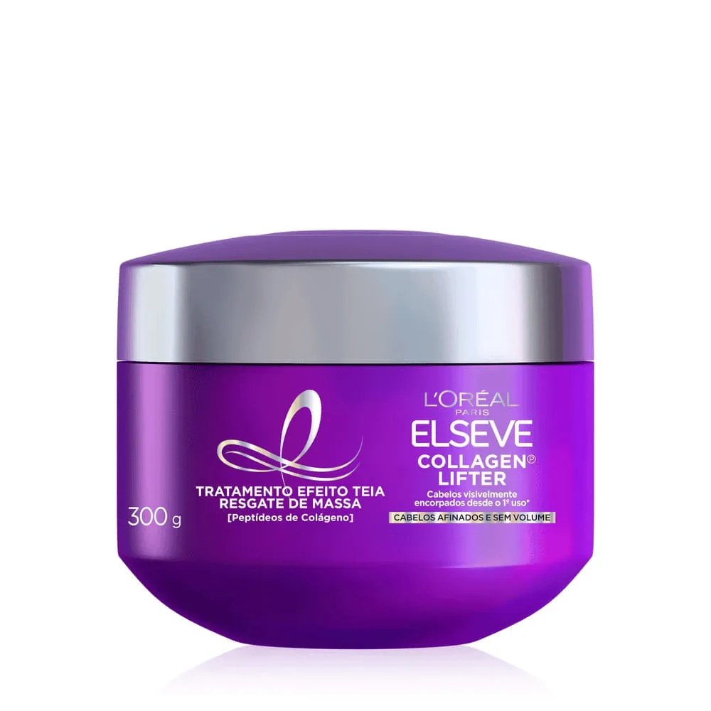 Creme Para Tratamento Elseve Collagen Lifter 300gr — foto do produto em fundo branco