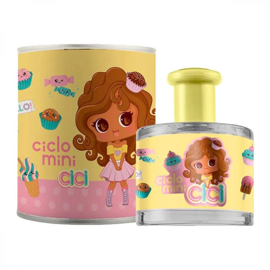 Deo Colônia Ciclo Mini Cici Mel 100ml — foto do produto em fundo branco