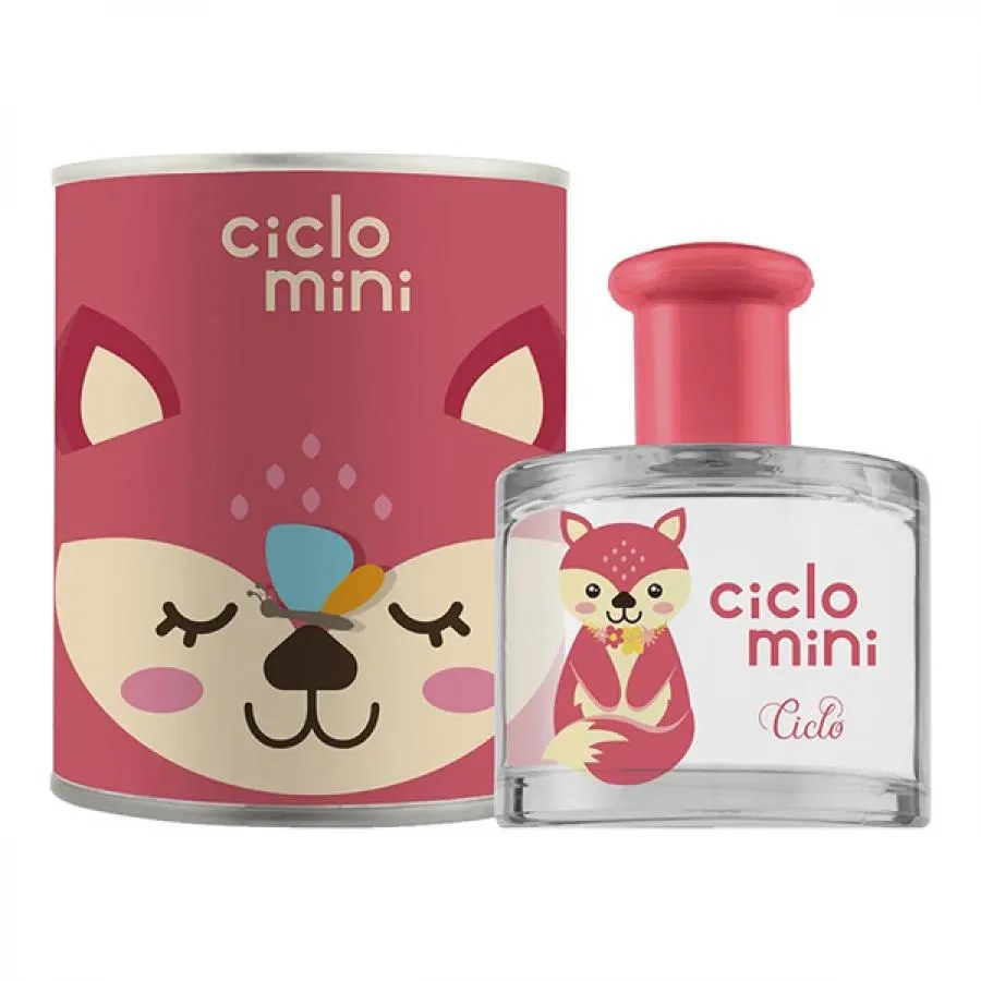 Deo Colônia Ciclo Mini Raposete 100ml — foto do produto em fundo branco