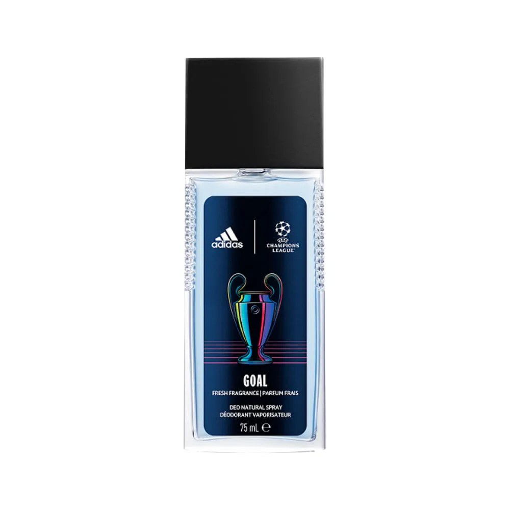 Desodorante Spray Masculino Adidas Uefa Goal 75ml — foto do produto em fundo branco