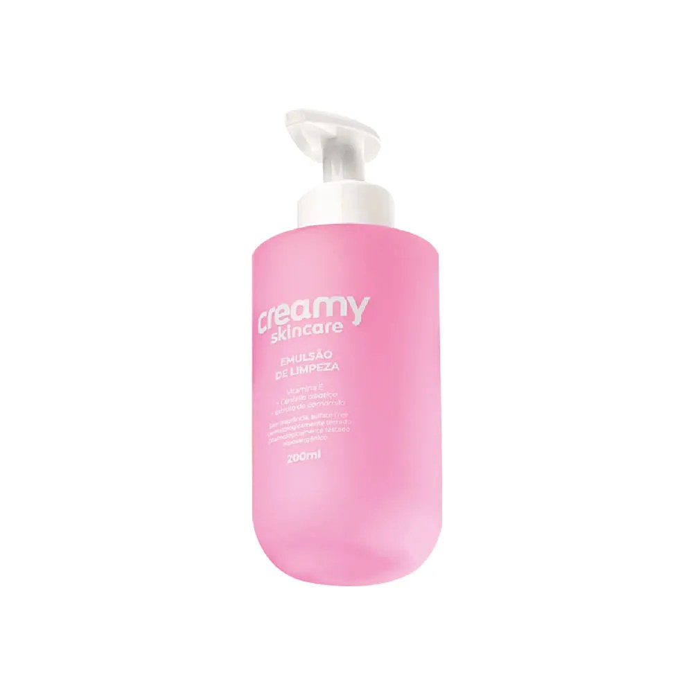 Emulsao De Limpeza Creamy Pump 200ml — foto do produto em fundo branco