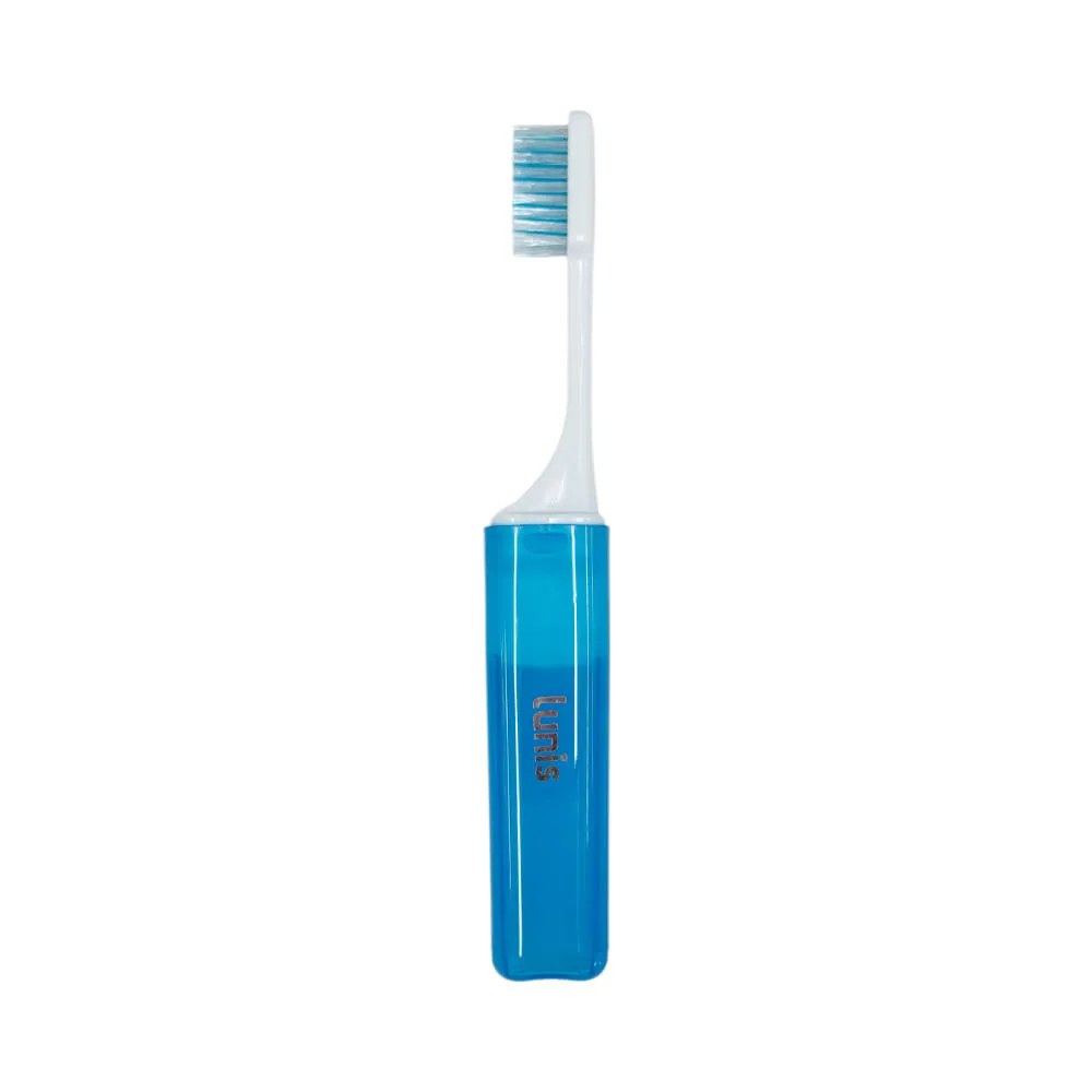 Escova De Dente Lunis Pocket Macia 1 Unidade — foto do produto em fundo branco