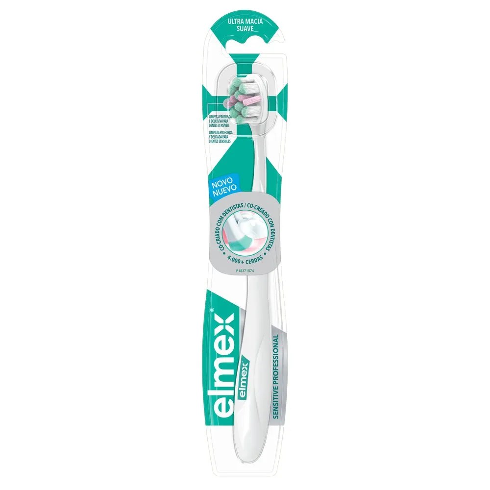 Escova Dental Colgate Elmex Sensitive Professional Ultra Macia — foto do produto em fundo branco