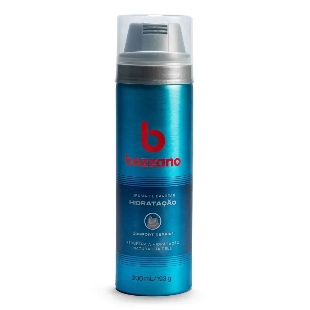 Espuma De Barbear Bozzano Hidratação 193g — foto do produto em fundo branco