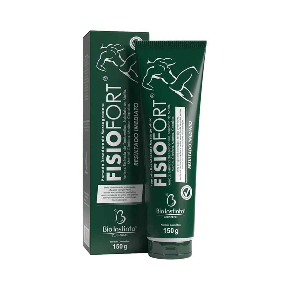 Fisiofort Bio Instinto 150gr Pomada Desodorante — foto do produto em fundo branco