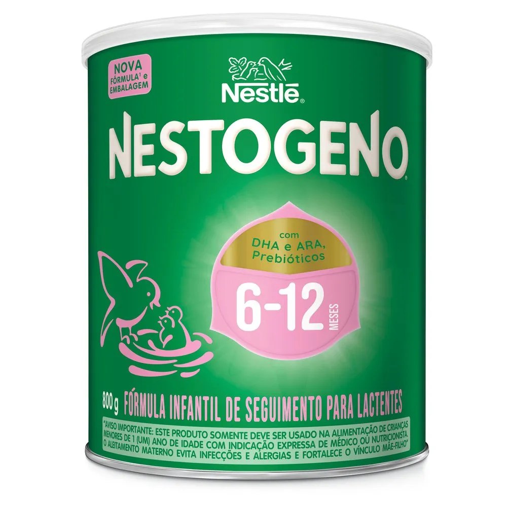 Fórmula Infantil Nestogeno 6 A 12 Meses 800g — foto do produto em fundo branco