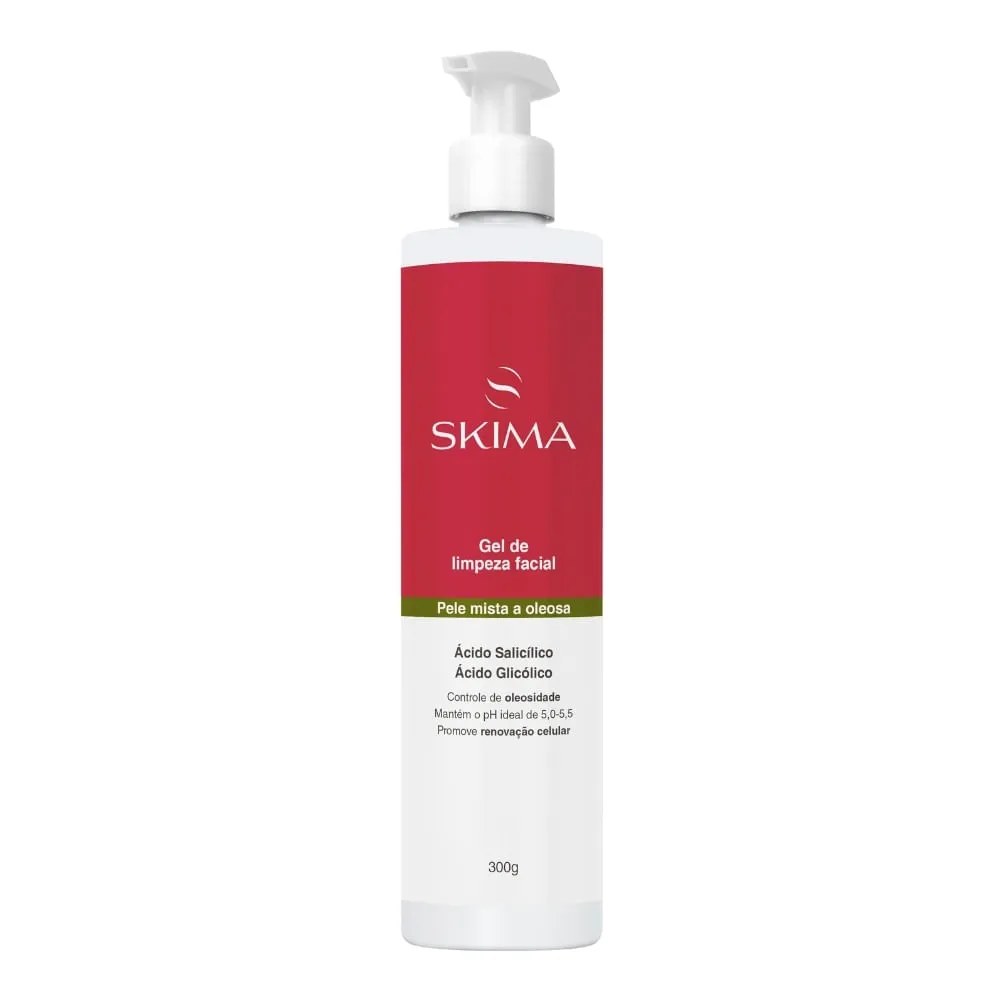 Gel De Limpeza Facial Skima Pele Mista A Oleosa 300g — foto do produto em fundo branco