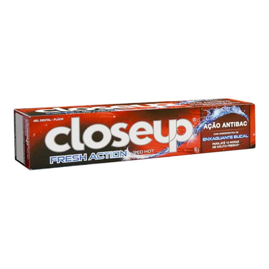 Gel Dental Closeup Red Hot 90g — foto do produto em fundo branco