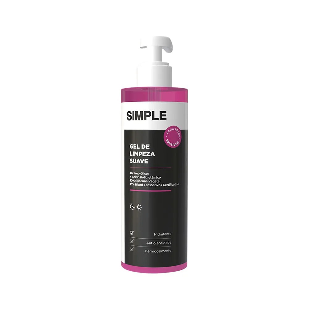 Gel Para Limpeza Simple Suave 350gr — foto do produto em fundo branco