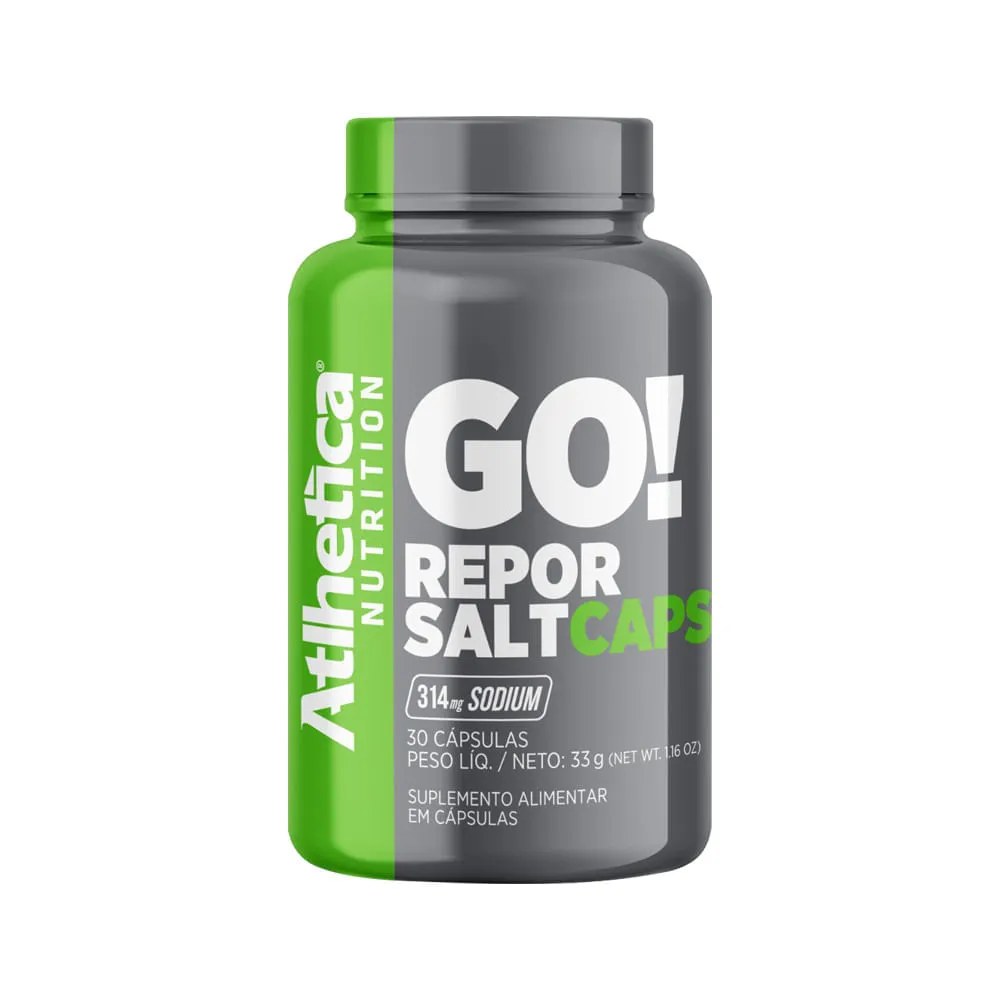 Go Repor Salt Caps Com 30 Capsulas — foto do produto em fundo branco