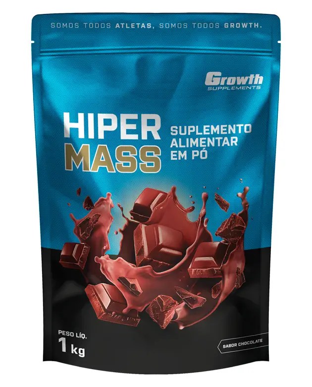 Hiper Mass 1Kg Sabor Chocolate — foto do produto em fundo branco