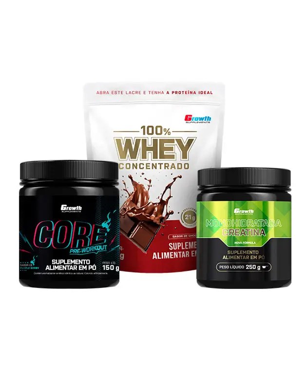 Kit Treino Completo: Purple Berry — foto do produto em fundo branco