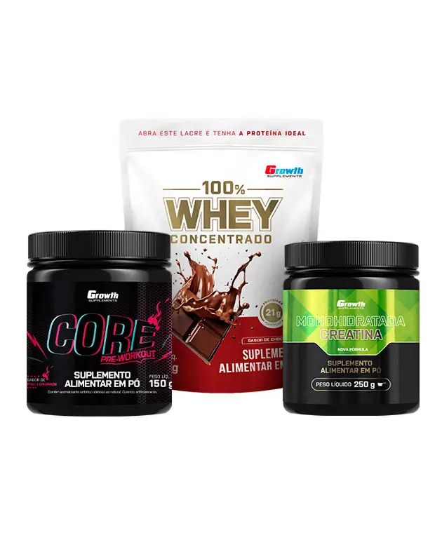 Kit Treino Completo: Pink Lemonade — foto do produto em fundo branco