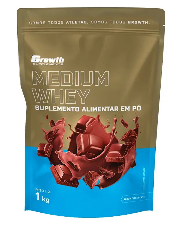 Medium Whey Protein 1Kg — foto do produto em fundo branco