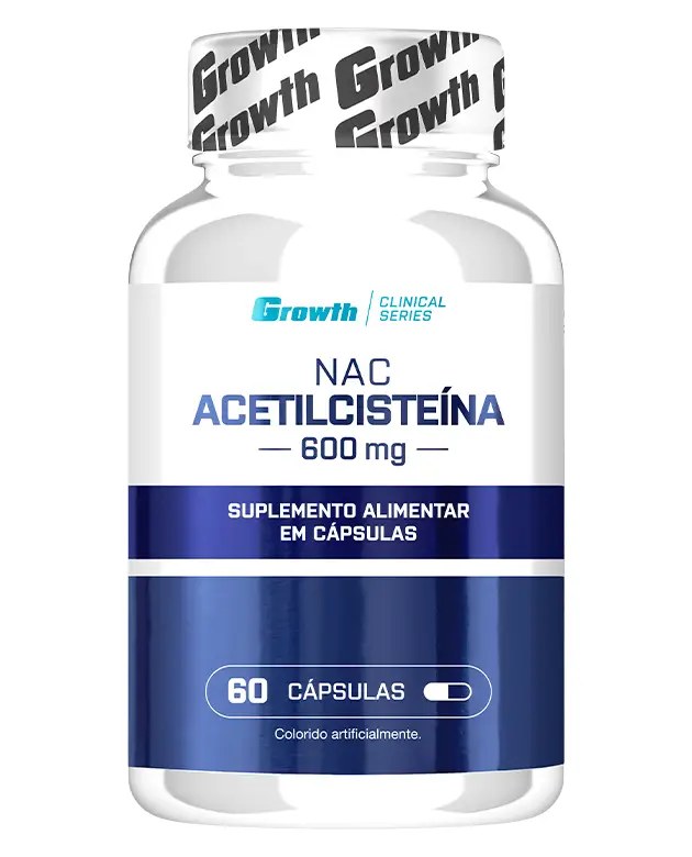 NAC (N-Acetil L-Cisteína) 60Caps — foto do produto em fundo branco