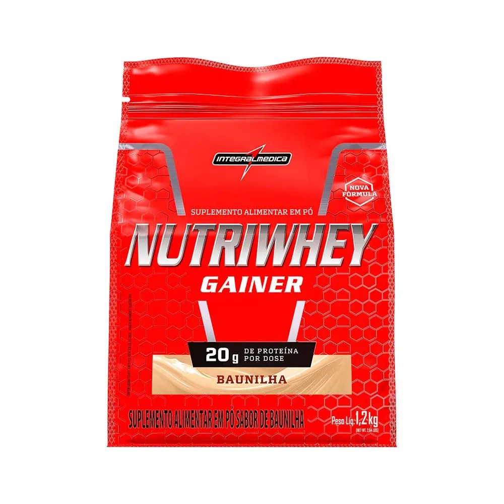 Nutriwhey Integralmedica Sabor Baunilha 1,2kg — foto do produto em fundo branco