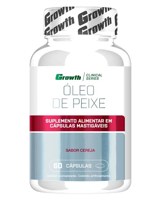 Óleo De Peixe Sabor Cereja 60Soft — foto do produto em fundo branco