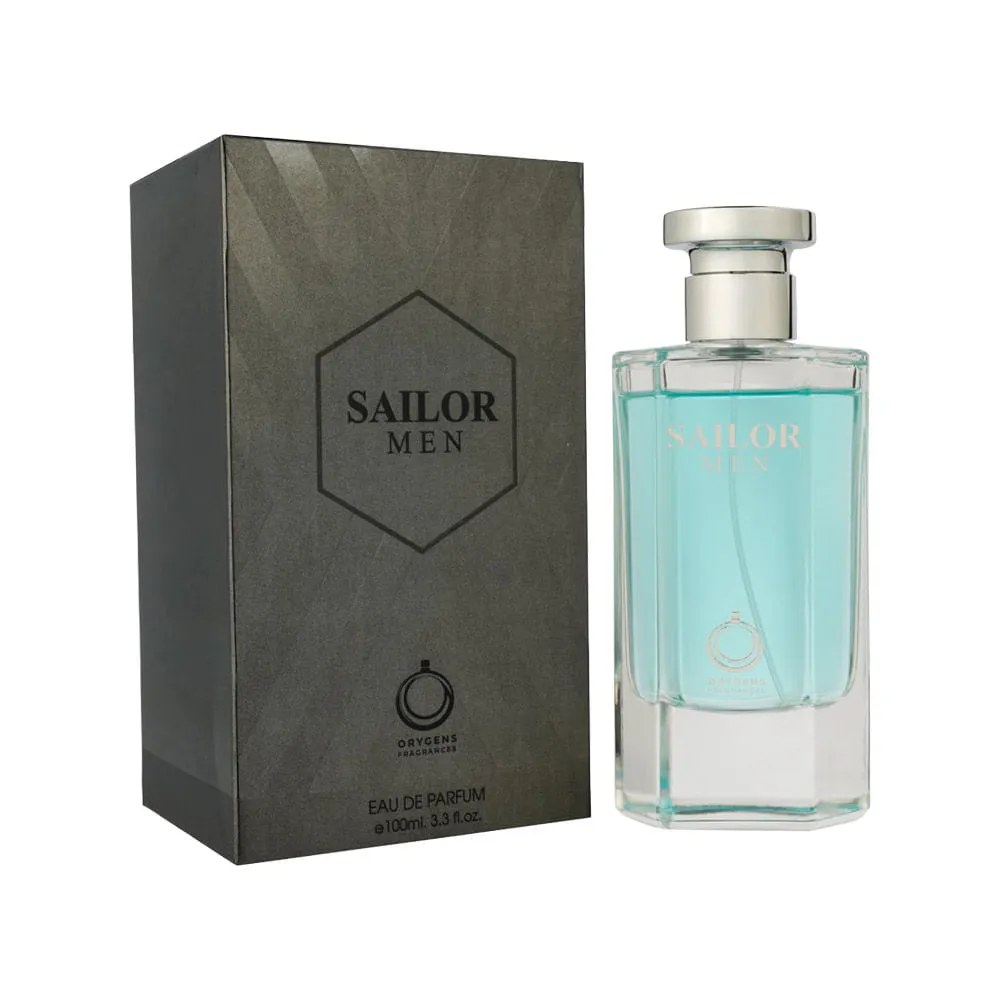 Perfume Masculino Orygens Sailor Men Edp 100ml — foto do produto em fundo branco