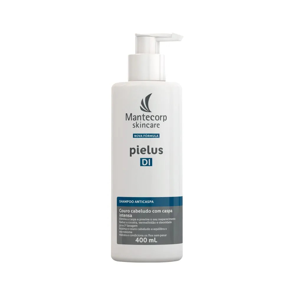 Pielus Di Shampoo Anticaspa 400ml Caspa Intensa — foto do produto em fundo branco