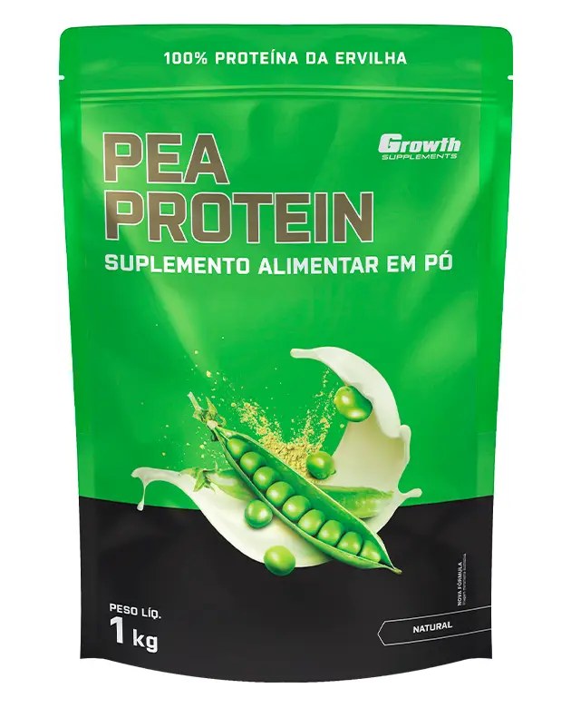 Proteína da Ervilha Pea Protein 1kg — foto do produto em fundo branco