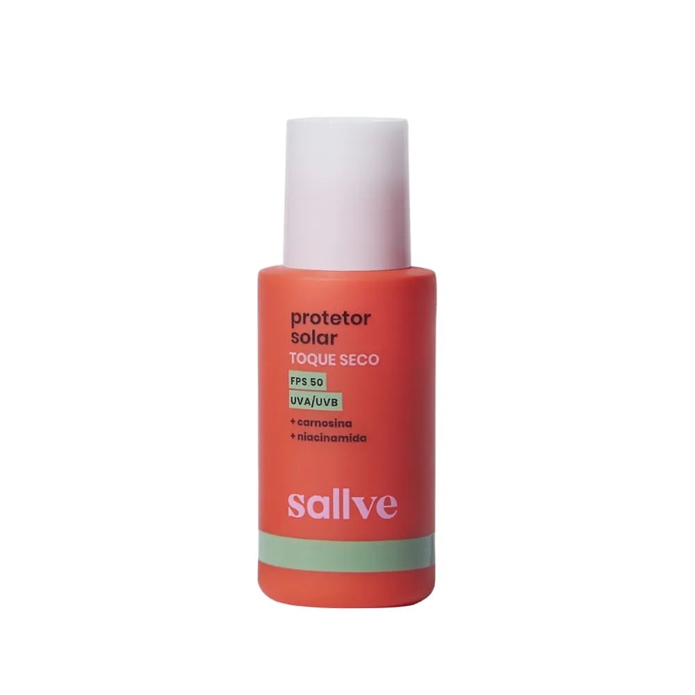 Protetor Solar Sallve 40gr Fps50 Toque Seco — foto do produto em fundo branco