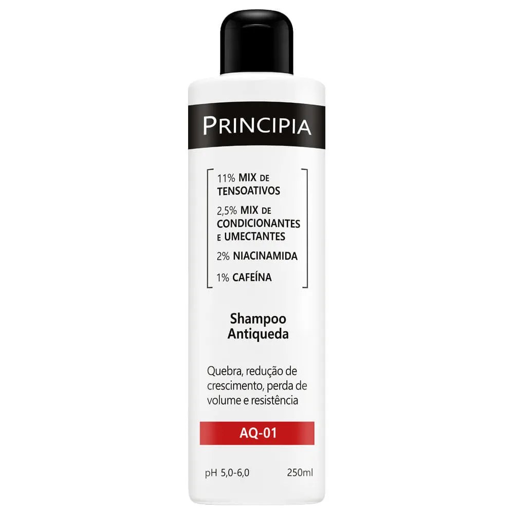 Shampoo Antiqueda Principia Aq-01 250ml — foto do produto em fundo branco