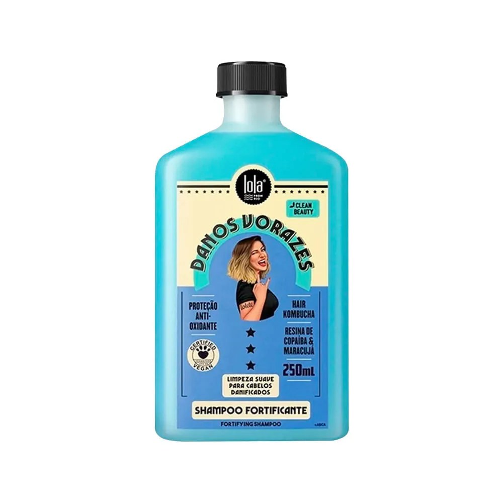 Shampoo Lola Danos Vorazes 250ml — foto do produto em fundo branco