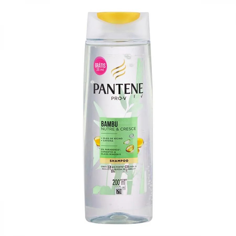 Shampoo Pantene Bambu 200ml — foto do produto em fundo branco