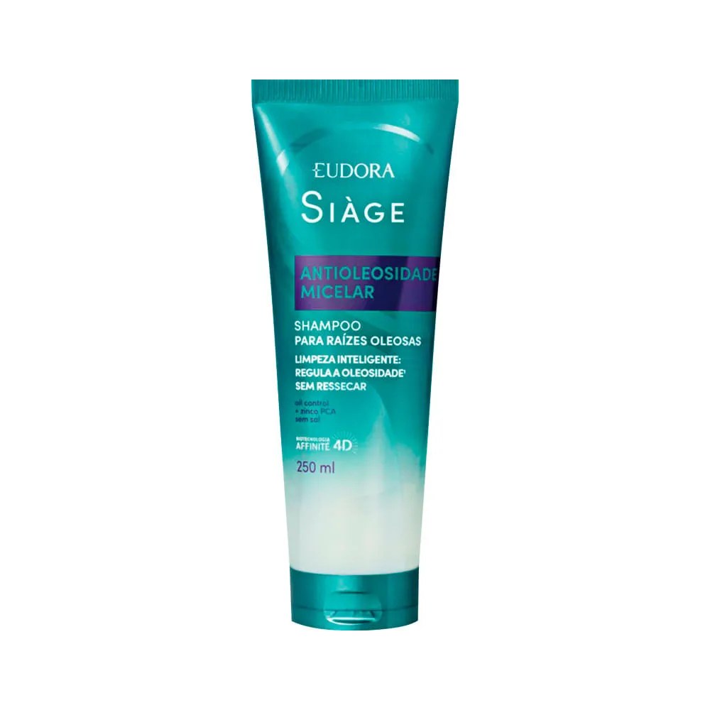 Shampoo Siage 250ml Antioleosidade Micelar — foto do produto em fundo branco