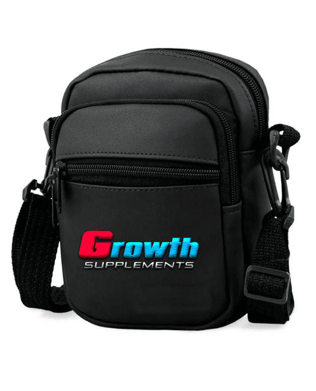 Shoulder Bag Emborrachada Growth — foto do produto em fundo branco