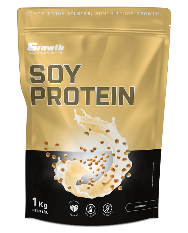 Soy Protein Proteína Isolada de Soja Sabor Natural 1kg — foto do produto em fundo branco