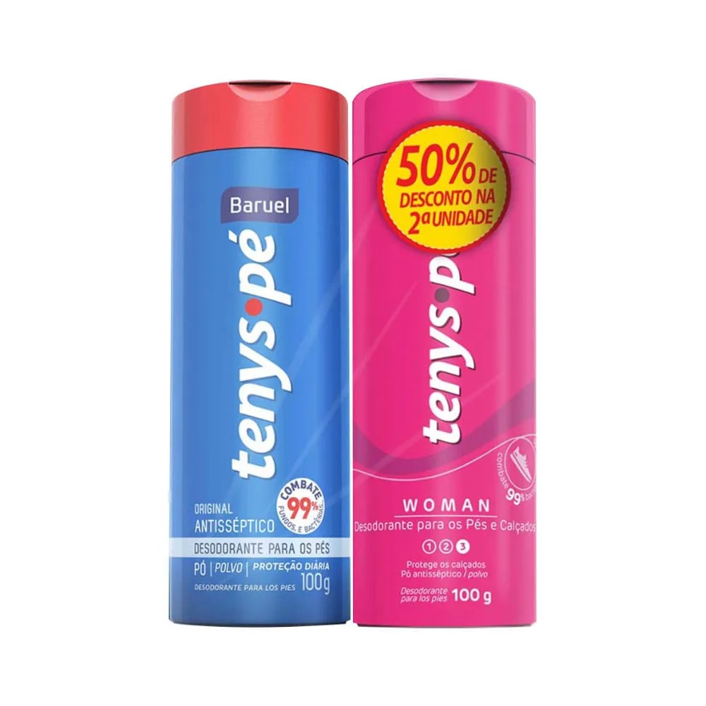 Tenys-pe Baruel 100g Original+100g Woman Promocional — foto do produto em fundo branco