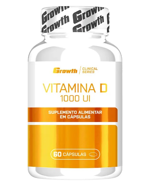 Vitamina D 1000UI 60 Caps — foto do produto em fundo branco